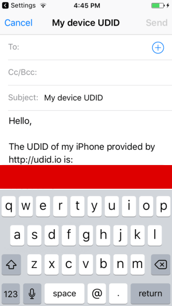UDID with the help of Diawi UDID with the help of Diawi
